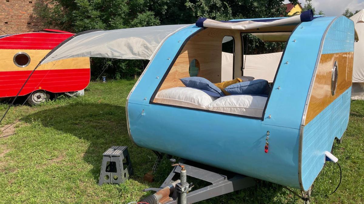 Cabrio-Wohnwagen Hotel Brandenburg  Eksteriør billede